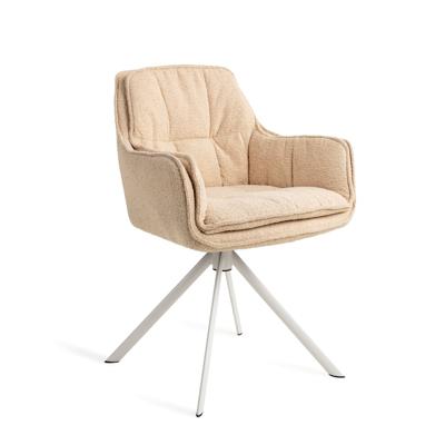 Jesper Home Eetkamerstoel 'Akune' Draaibaar, Revolve White, kleur Frou Frou