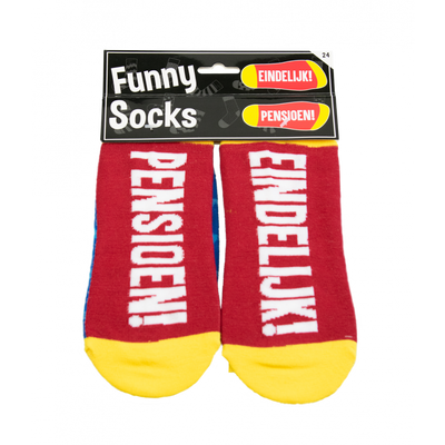 Funny Sokken - Eindelijk Pensioen