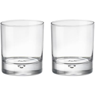 Bormioli Whisky tumbler glazen - 6x - Barglass serie - transparant - 280 ml