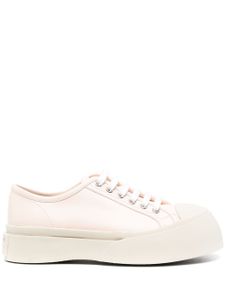 Marni baskets Pablo en cuir - Rose