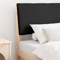 Gestoffeerd hoofdbord Zwart 90 cm Massief grenenhout Gestoffeerd hoofdbord Zwart 90 cm Massief grenenhout