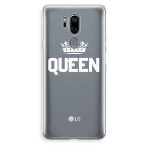 Queen zwart: LG G7 Thinq Transparant Hoesje