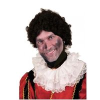 Zwarte Piet pruik voor dames en heren