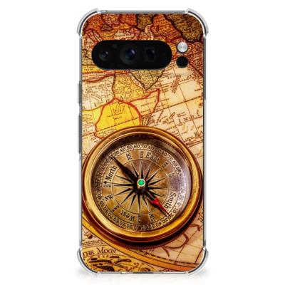 Google Pixel 9 Pro XL Telefoonhoesje met valbescherming Kompas Google Pixel 9 Pro XL Telefoonhoesje met valbescherming Kompas