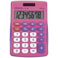 Maul MJ 450 Bureaurekenmachine Pink Aantal displayposities: 8 werkt op batterijen, werkt op zonne-energie (b x h) 113 mm x 72 mm