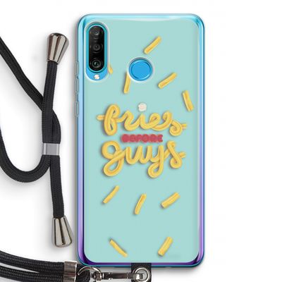 Always fries: Huawei P30 Lite Transparant Hoesje met koord