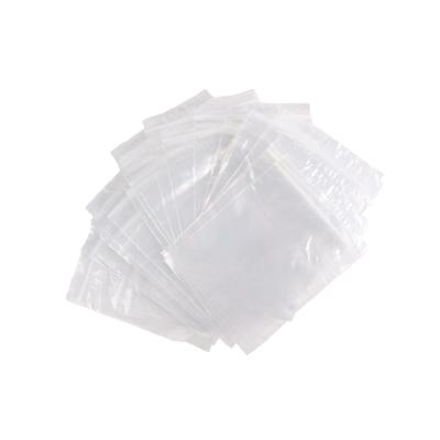 Gripzakjes/verpakkingszakjes - 40x - transparant - 100 x 130 mm/10 x 13 cm - hersluitbaar
