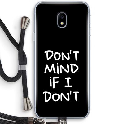 Don't Mind: Samsung Galaxy J3 (2017) Transparant Hoesje met koord