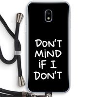 Don't Mind: Samsung Galaxy J3 (2017) Transparant Hoesje met koord