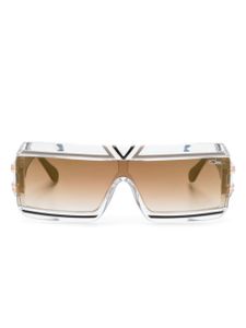Cazal lunettes de soleil à monture rectangulaire - Blanc