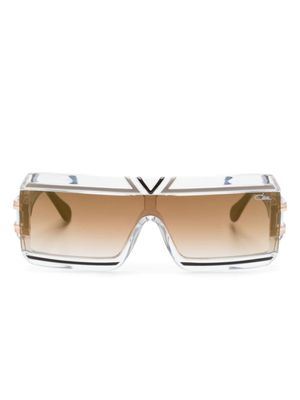 Cazal lunettes de soleil à monture rectangulaire - Blanc