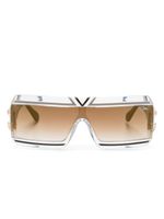 Cazal lunettes de soleil à monture rectangulaire - Blanc