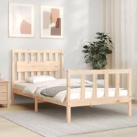 Bedframe zonder matras massief grenenhout 100x200 cm