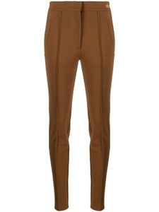 Câllas Milano pantalon Cortina à coupe slim - Marron