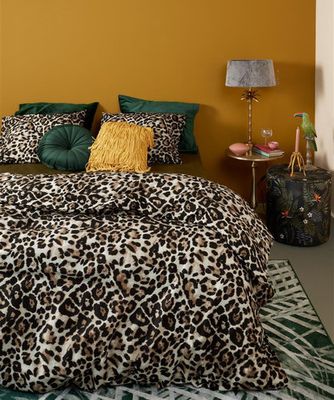 At Home At Home dekbedovertrek Untamed bruin