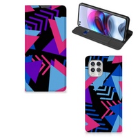 Motorola Moto G100 Stand Case Funky Triangle