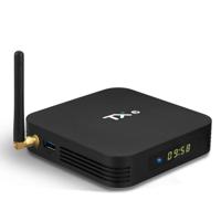 TX6 4K UHD Smart TV Box with Remote Controller Android 7.1 Allwinner H6 Quad Core ARM Cortex-A53 1.5 GHz 4GB+32GB Support Dual Band WiFi & HDMI &