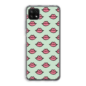 Lipjes: Samsung Galaxy A22 5G Transparant Hoesje
