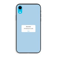 Reminder: iPhone XR Biologisch afbreekbaar hoesje