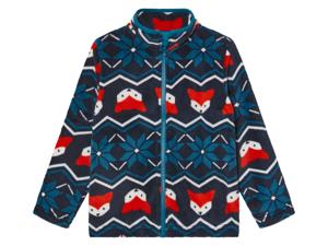 lupilu Kinder fleecejas (122/128, Marineblauw)