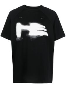 HELIOT EMIL t-shirt en coton à logo imprimé - Noir