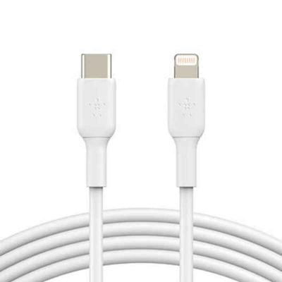 Kabel USB-C naar Lightning Belkin CAA003bt1MWH Wit 1 m