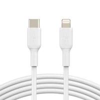 Kabel USB-C naar Lightning Belkin CAA003bt1MWH Wit 1 m