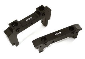 Alloy Front & Rear Bumper Mount for Axial 1/10 SCX10 II (43mm) - Zwart