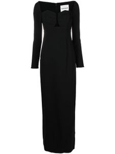 Roland Mouret robe à manches longues - Noir