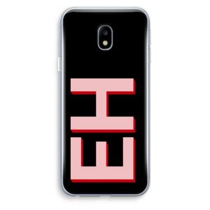 Monogram: Samsung Galaxy J3 (2017) Transparant Hoesje