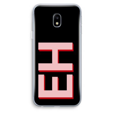 Monogram: Samsung Galaxy J3 (2017) Transparant Hoesje