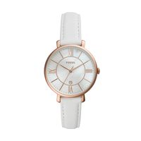 Horlogeband Fossil ES4579 Leder Wit 14mm