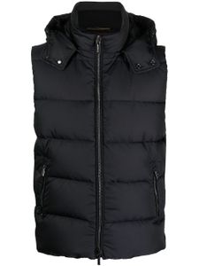 Moorer gilet matelassé zippé - Bleu