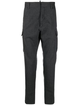 DSQUARED2 pantalon fuselé à taille mi-haute - Gris