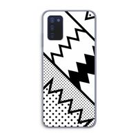 Pop Art #5: Samsung Galaxy A03s Transparant Hoesje Pop Art #5: Samsung Galaxy A03s Transparant Hoesje