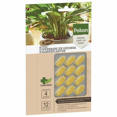 Pokon Bio Kuur Voor Weerbare en Gezonde Kamerplanten Capsules