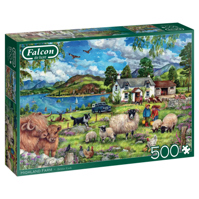 Highland Farm Puzzel 500 Stukjes Highland Farm Puzzel 500 Stukjes