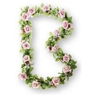Basil Roses Garland bloemenstreng roze - thumbnail