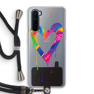 Melts My Heart: OnePlus Nord Transparant Hoesje met koord