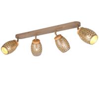 Trio 4-lichts opbouwspotBidar koffiebruin - R81574065