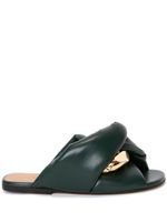 JW Anderson sandales Chain Twist en cuir artificiel - Vert