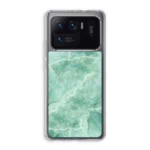 Groen marmer: Xiaomi Mi 11 Ultra Transparant Hoesje