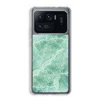 Groen marmer: Xiaomi Mi 11 Ultra Transparant Hoesje