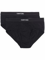 TOM FORD lot de deux boxers à taille à logo - Noir - thumbnail