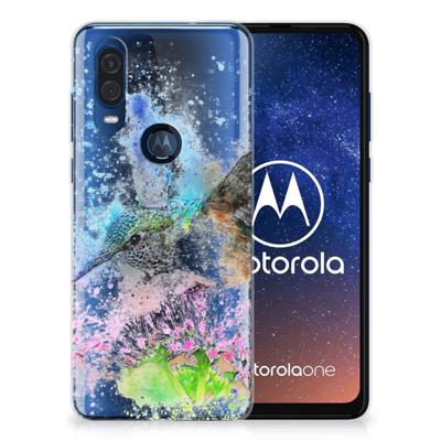 Smartphone hoesje Motorola One Vision Vogel
