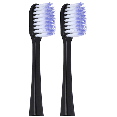 GUM GUM ActiVital Sonic Daily Zwart opzetborstels - 2 stuks