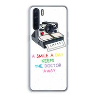 Smile: Oppo A91 Transparant Hoesje