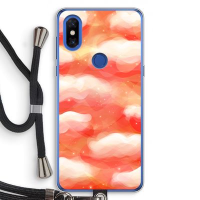 Lichte Wolken: Xiaomi Mi Mix 3 Transparant Hoesje met koord