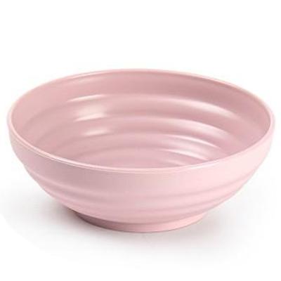 Plasticforte Kommetjes/schaaltjes - dessert/ontbijt - kunststof - D13x5 cm - oudroze