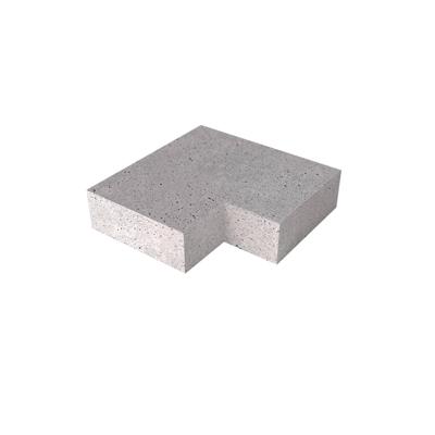 Massief hoek binnen Grijs 60/60 x 40 x 20 cm - Gardenlux